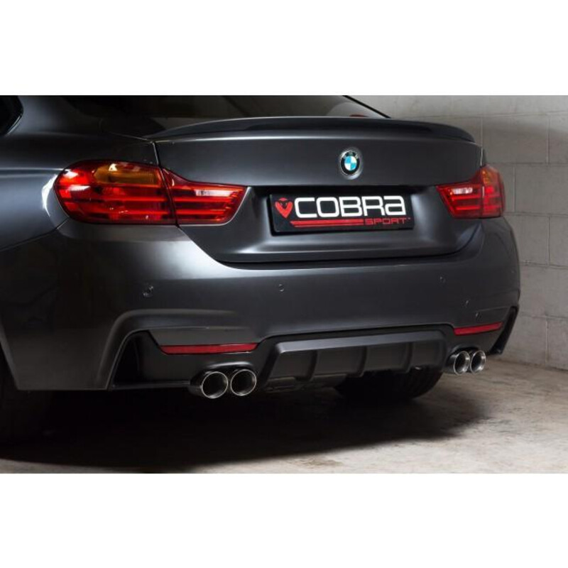 Silencieux "Style M4" Cobra pour BMW 435d F32, F33 & F36 (13-20)