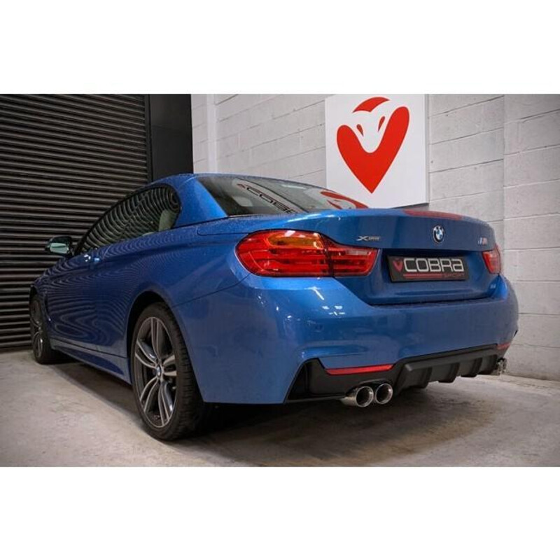 Silencieux "Style M4" Cobra pour BMW 435d F32, F33 & F36 (13-20)