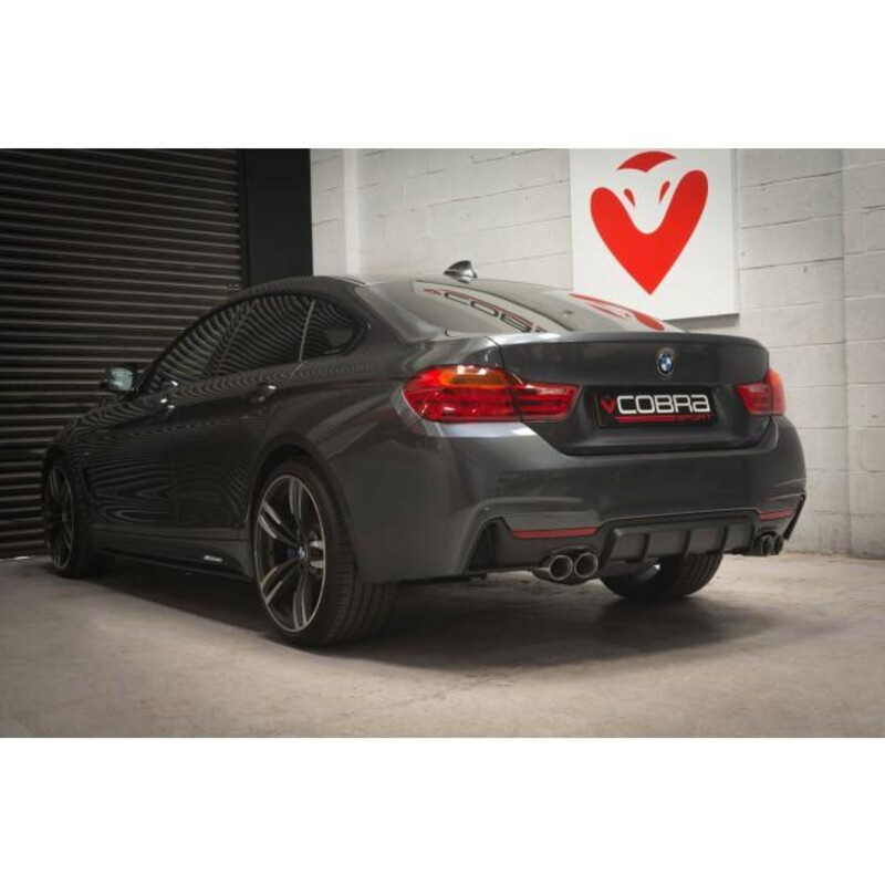 Silencieux "Style M4" Cobra pour BMW 430d F32, F33 & F36 (13-20)