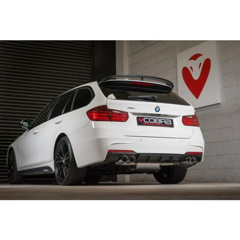 Silencieux "Style M3" Cobra pour BMW 330d Berline F30 & Touring F31 (12-18)