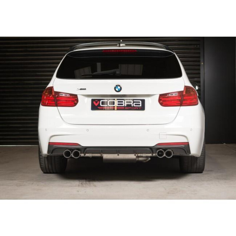 Silencieux "Style M3" Cobra pour BMW 330d Berline F30 & Touring F31 (12-18)