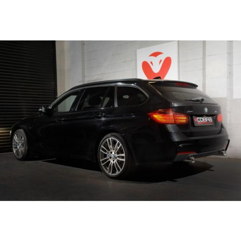 Silencieux "Style 340i" Cobra pour BMW 320d Berline F30 & Touring F31 (12-18)