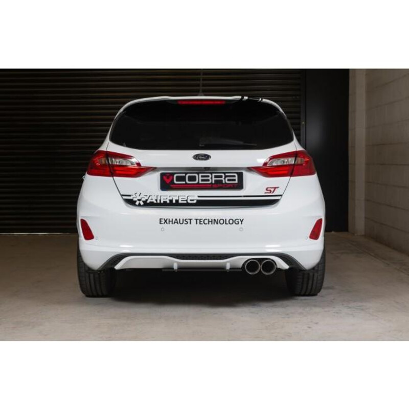 Ligne d'Echappement Complète Cobra pour Ford Fiesta ST MK8 - Avec Valve