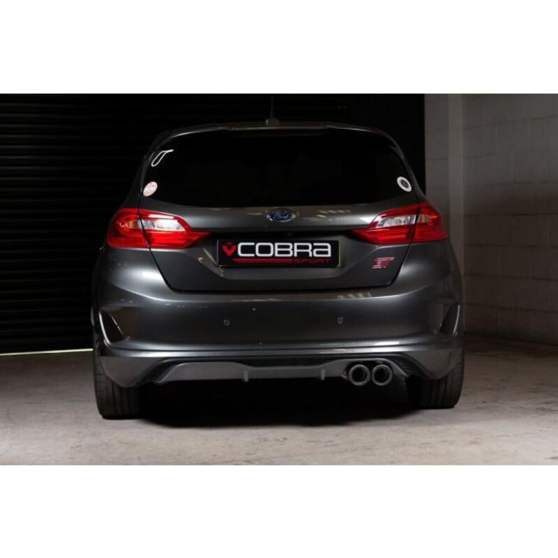 Ligne d'Echappement Complète Cobra pour Ford Fiesta ST MK8 - Avec Valve
