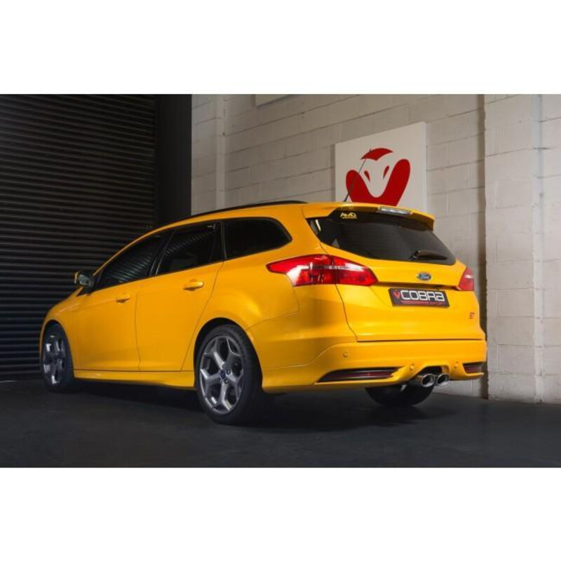 Ligne d'Echappement "Venom Box Delete" Cobra pour Ford Focus ST MK3 Break