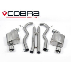 Ligne d'Echappement "Catback" Cobra pour Ford Mustang GT V8 5.0L (2015-18)