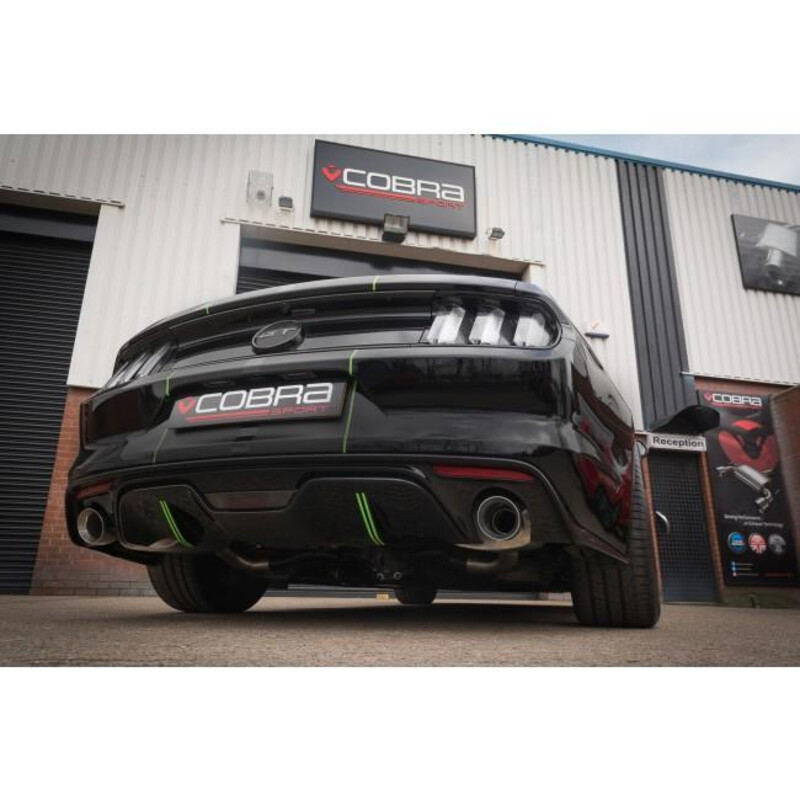 Ligne d'Echappement "Catback" Cobra pour Ford Mustang GT V8 5.0L (2015-18)