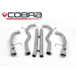 Ligne d'Echappement "Venom Box Delete" Cobra pour Ford Mustang GT V8 5.0L (2015-18)
