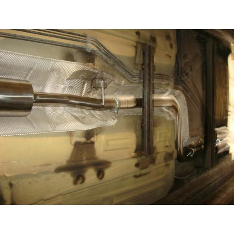 Ligne d'Echappement "Catback" Cobra pour Ford Fiesta MK6 Zetec S