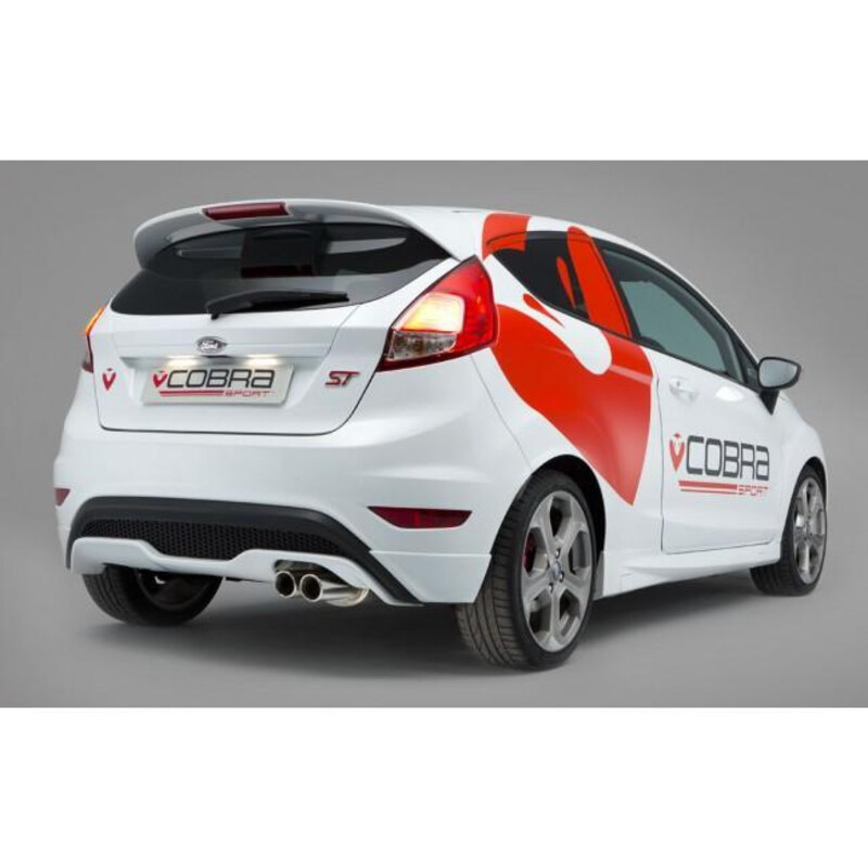 Ligne d'Echappement Complète "Turboback" Cobra pour Ford Fiesta ST180 & 200 MK7