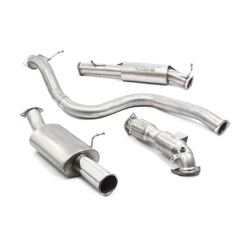 Ligne d'Echappement Complète "Turboback" Cobra pour Ford Fiesta ST180 & 200 MK7
