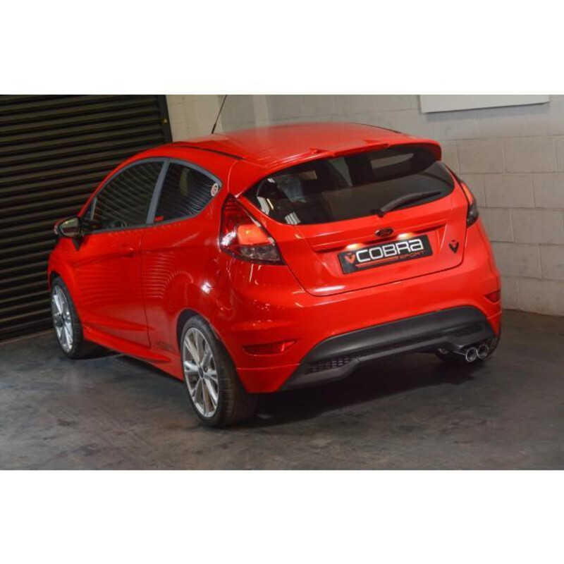 Ligne d'Echappement "Catback" Cobra pour Ford Fiesta 1.0L Ecoboost MK7 (Zetec S & ST-Line)
