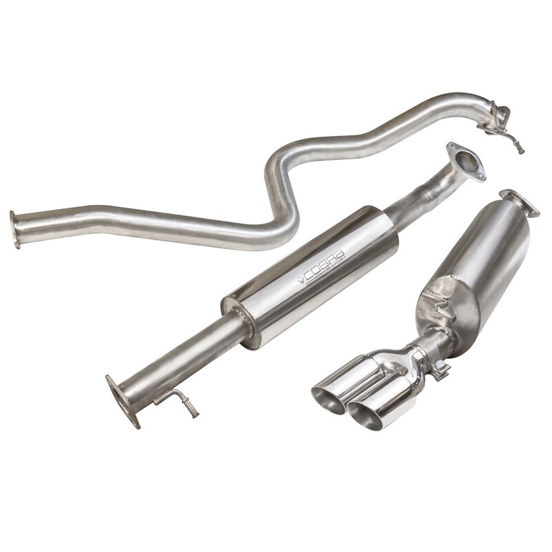Ligne d'Echappement "Catback" Cobra pour Ford Fiesta 1.0L Ecoboost MK7 (Zetec S & ST-Line)
