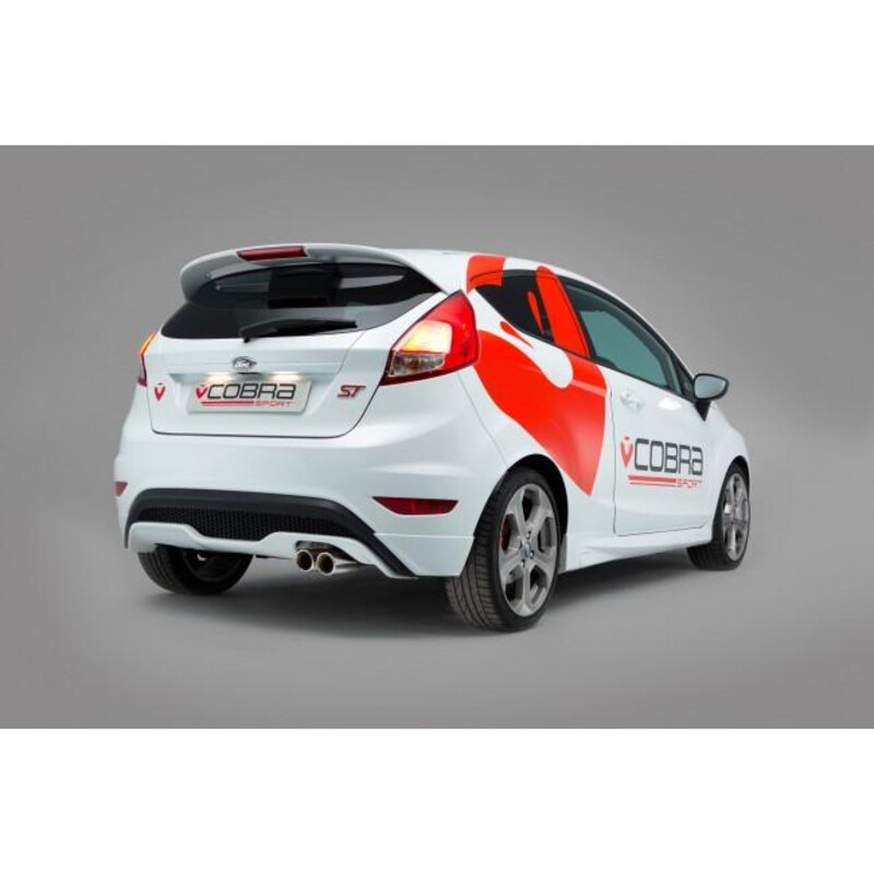 Ligne d'Echappement "Venom Box Delete" Cobra pour Ford Fiesta ST180 & 200 MK7 (Ø3")