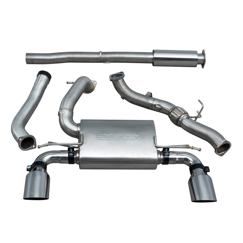 Ligne d'Echappement Complète "Turboback" Cobra pour Ford Focus RS MK3