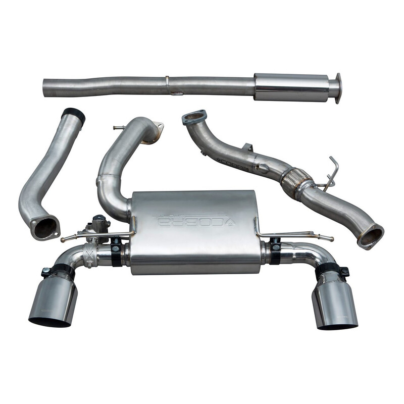 Ligne d'Echappement Complète "Turboback" Cobra pour Ford Focus RS MK3