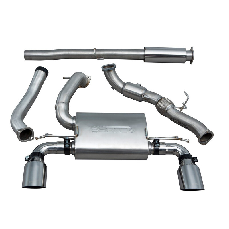 Ligne d'Echappement Complète "Turboback" Cobra pour Ford Focus RS MK3
