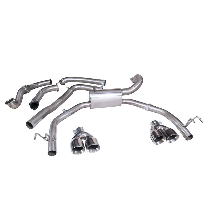 Ligne d'Echappement "Catback" Cobra pour Honda Civic Type R FK2 (15-17)
