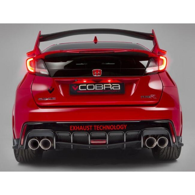 Ligne d'Echappement "Catback" Cobra pour Honda Civic Type R FK2 (15-17)