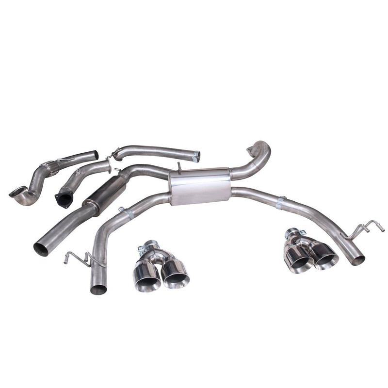 Ligne d'Echappement "Catback" Cobra pour Honda Civic Type R FK2 (15-17)
