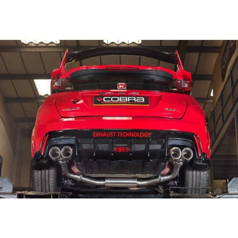 Ligne d'Echappement "Catback" Cobra pour Honda Civic Type R FK2 (15-17)