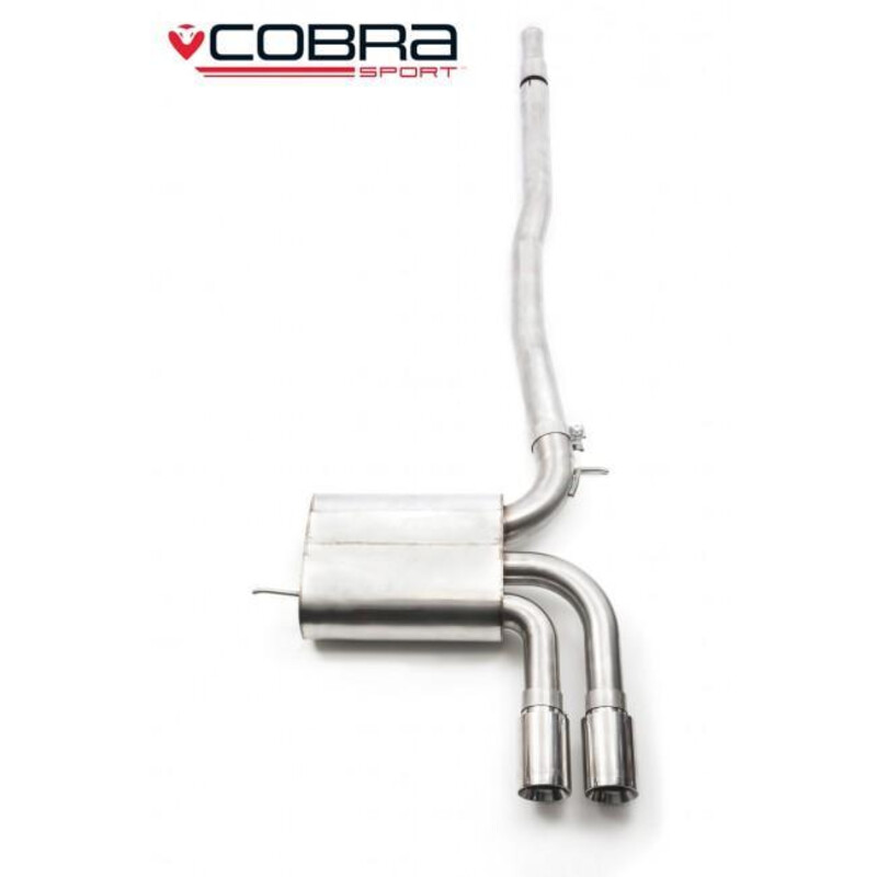 Ligne d'Echappement Complète Cobra pour Mini Cooper S F56 LCI Ø3" (14-18)