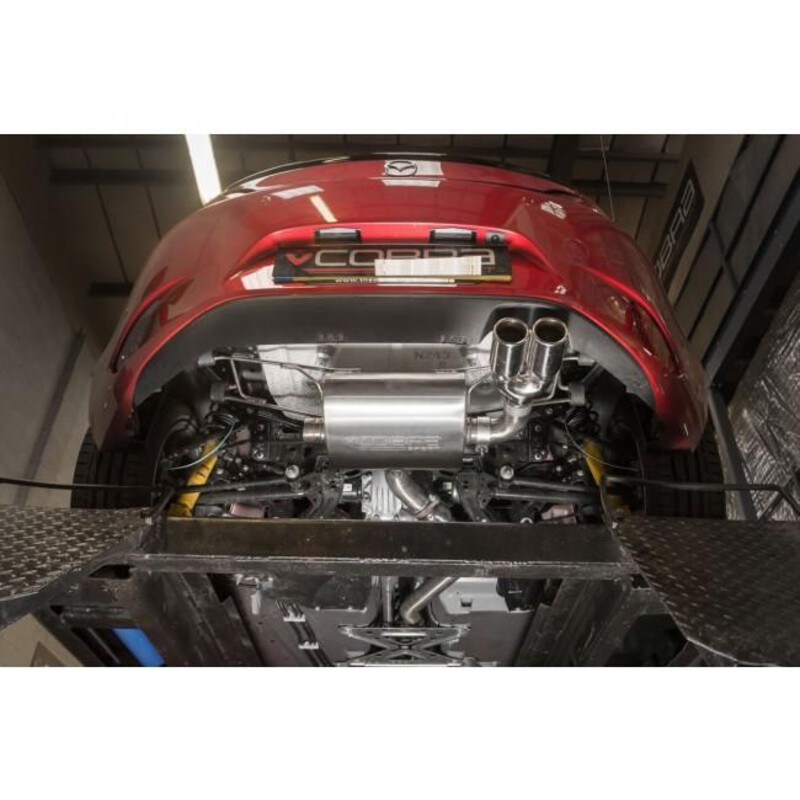 Ligne d'Echappement "Catback" Cobra pour Mazda MX-5 ND (Standard)