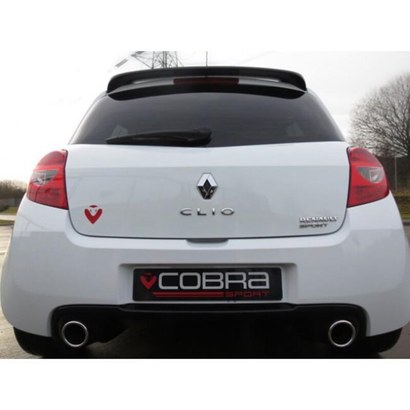 Ligne d'Echappement "Catback" Cobra pour Renault Clio 3 RS 200 ch (09-12)