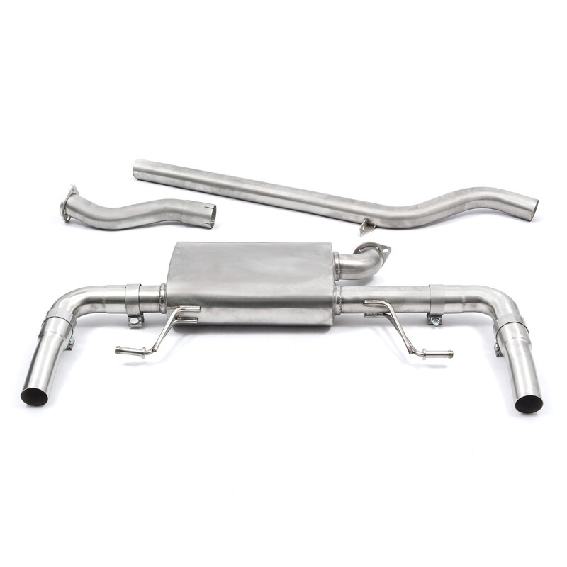 Ligne d'Echappement "Catback" Cobra pour Renault Clio 3 RS 200 ch (09-12)