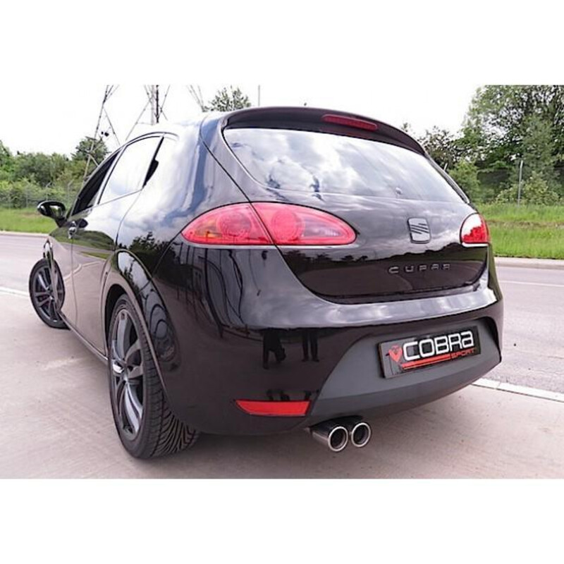 Ligne d'Echappement Complète "Turboback" Cobra pour Seat Leon Cupra 1P 2.0L TFSI (06-12)