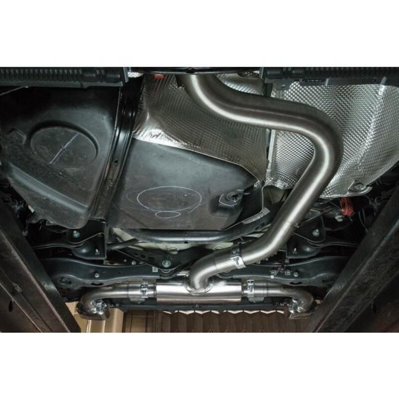 Ligne d'Echappement Complète "Turboback" Cobra pour Seat Leon Cupra 5F 280 à 300 ch, sans FAP (14-18)