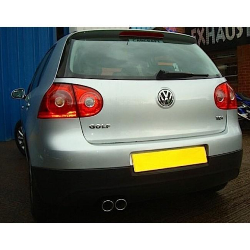 Ligne d'Echappement "Catback" Cobra pour VW Golf 5 1.9L TDI (03-08)