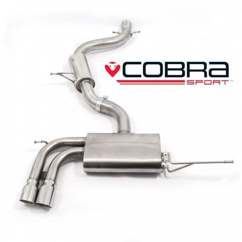 Ligne d'Echappement "Catback" Cobra pour VW Golf 5 GTI 2.0L TFSI (04-09)