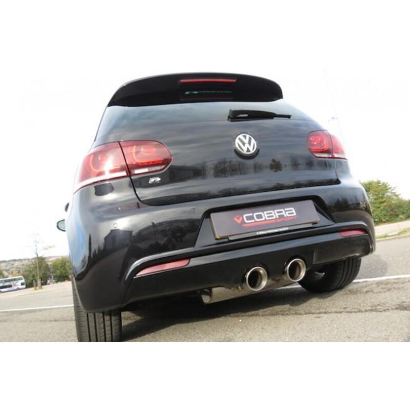 Ligne d'Echappement Complète "Turboback" Cobra pour VW Golf 6 R 2.0L TSI (09-12)