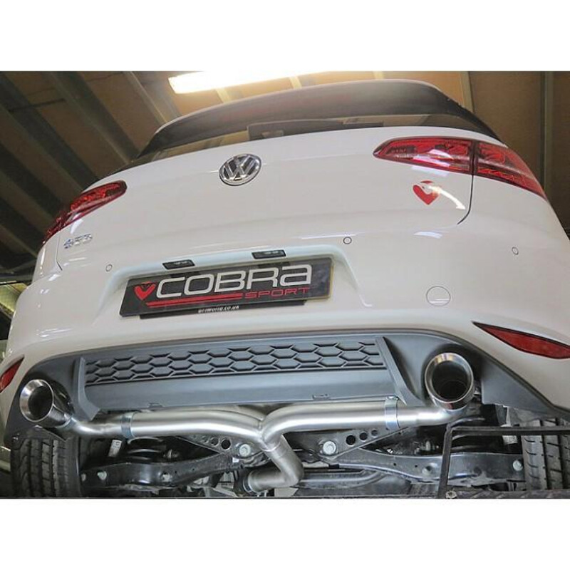 Ligne d'Echappement "Catback" Cobra pour VW Golf 7 2.0L TDI "GTI Style" (14-17)