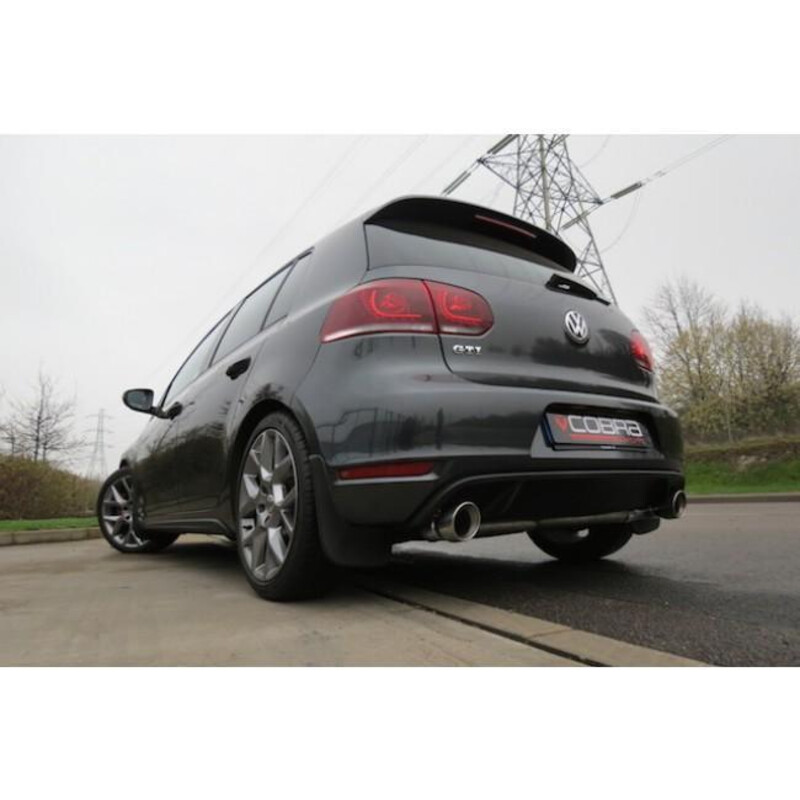 Ligne d'Echappement "Catback" Cobra pour VW Golf 6 GTI 2.0L TSI (09-12)