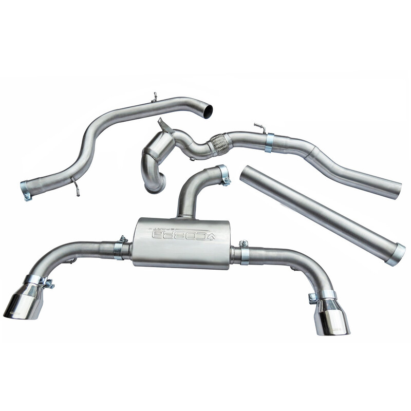 Ligne d'Echappement Complète "Turboback" Cobra pour VW Golf 7 GTI 2.0L TSI (12-17)