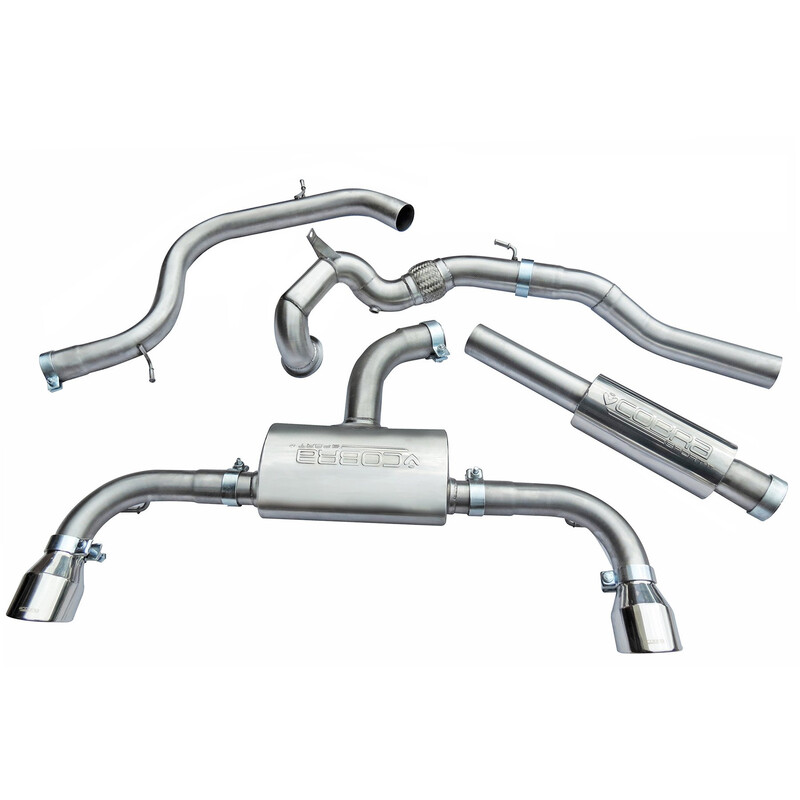 Ligne d'Echappement Complète "Turboback" Cobra pour VW Golf 7 GTI 2.0L TSI (12-17)