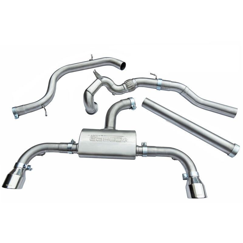 Ligne d'Echappement Complète "Turboback" Cobra pour VW Golf 7 GTI 2.0L TSI (12-17)