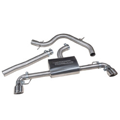 Ligne d'Echappement "Catback" Cobra pour VW Golf 6 2.0L TDI 170 ch "GTI Style" (09-13)