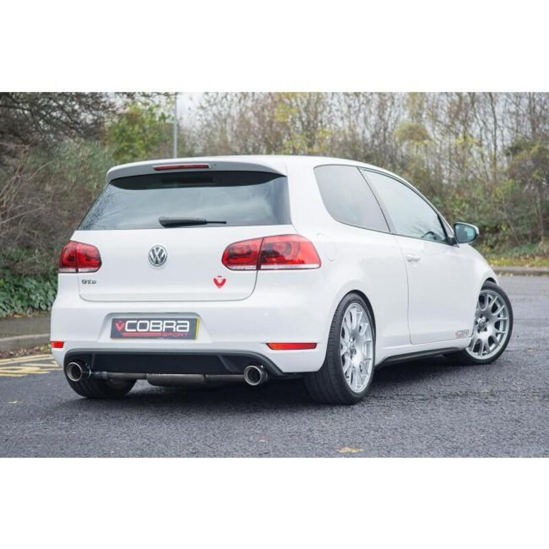Ligne d'Echappement "Catback" Cobra pour VW Golf 6 2.0L TDI 170 ch "GTI Style" (09-13)