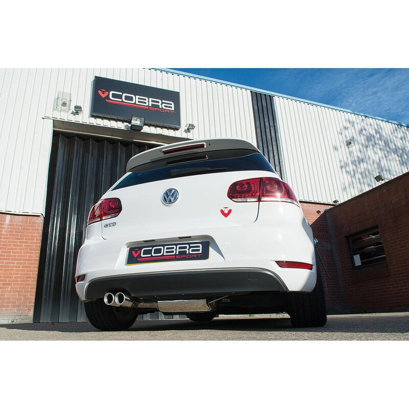 Ligne d'Echappement "Catback" Cobra pour VW Golf 6 2.0L TDI 140 ch (09-13)