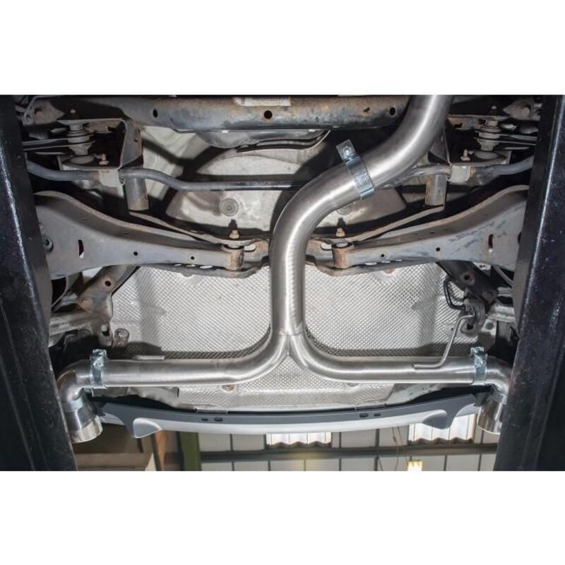 Ligne d'Echappement "Venom Box Delete" Cobra pour VW Golf 6 2.0L TDI 140 ch (09-13)