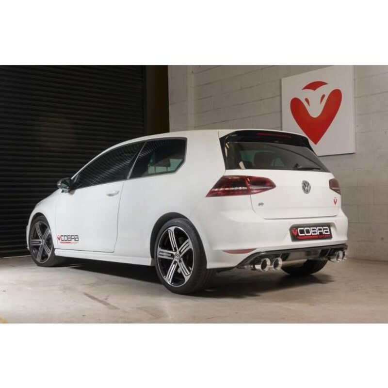 Ligne d'Echappement Complète "Turboback" Cobra pour VW Golf 7 R 2.0L TSI (12-18)