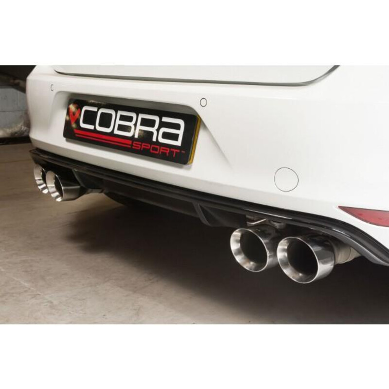 Ligne d'Echappement Complète "Turboback" Cobra pour VW Golf 7 R 2.0L TSI (12-18)