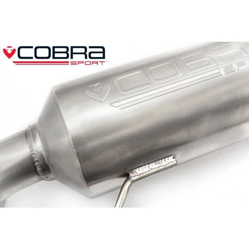 Ligne d'Echappement "Catback" Cobra pour Opel Corsa D 1.6L SRI (07-09)