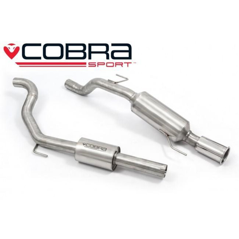 Ligne d'Echappement "Catback" Cobra pour Opel Corsa D 1.6L SRI (07-09)