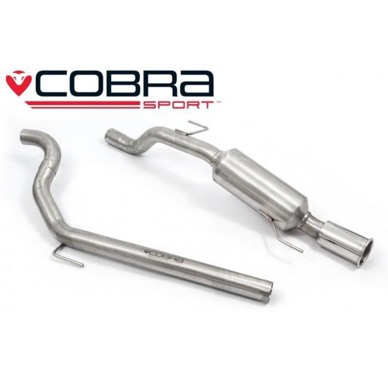 Ligne d'Echappement "Catback" Cobra pour Opel Corsa D 1.6L SRI (07-09)