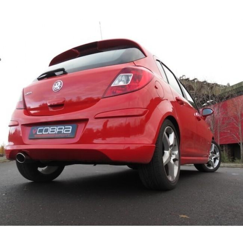 Ligne d'Echappement "Catback" Cobra pour Opel Corsa D 1.6L SRI (07-09)