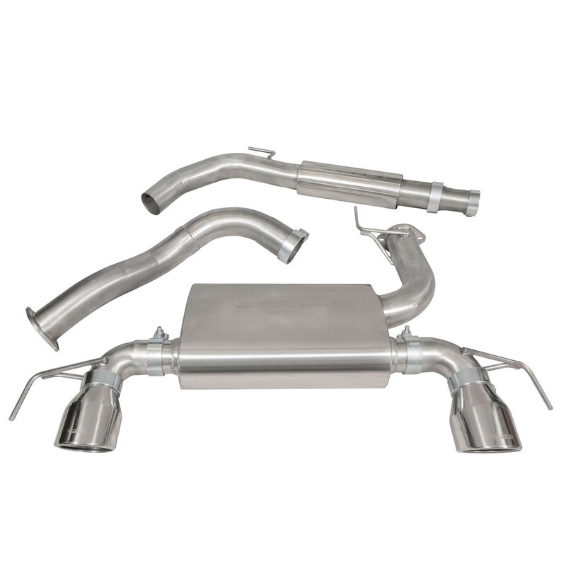 Ligne d'Echappement "Catback" Cobra pour Opel Corsa E OPC (15-18)